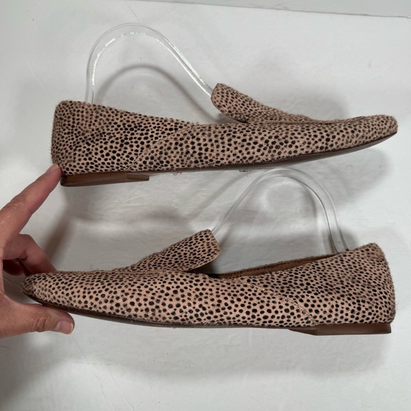 Madewell The Frances Skimmer Loafer In Calf Hair Muted Shell Multi Women Size 10 - Picture 7 of 13